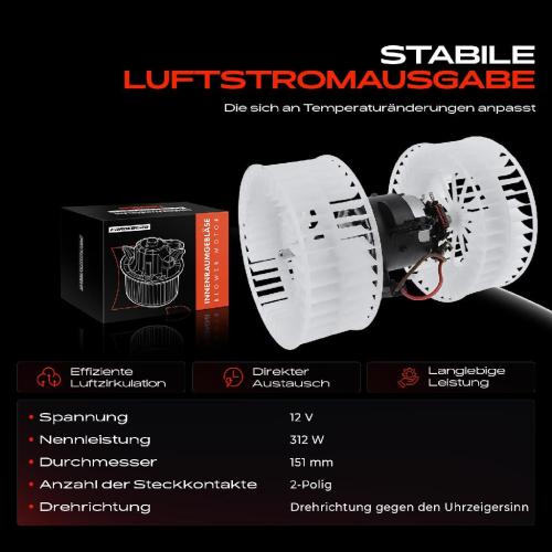 Frankberg 1x Gebläsemotor Innenraumgebläse für Mercedes-Benz Viano Vito Vito/Mixto W639 2003-2014 Bild Frankberg 1x Gebläsemotor Innenraumgebläse für Mercedes-Benz Viano Vito Vito/Mixto W639 2003-2014