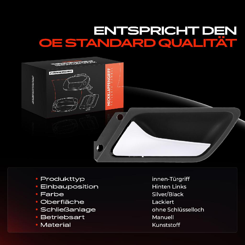 1x Türgriff Hinten Links innen für VW Jetta IV 162 163 AV2 AV3 1.2L 1.4L 1.6L 1.8L 2.0L 2.5L 2010-2018