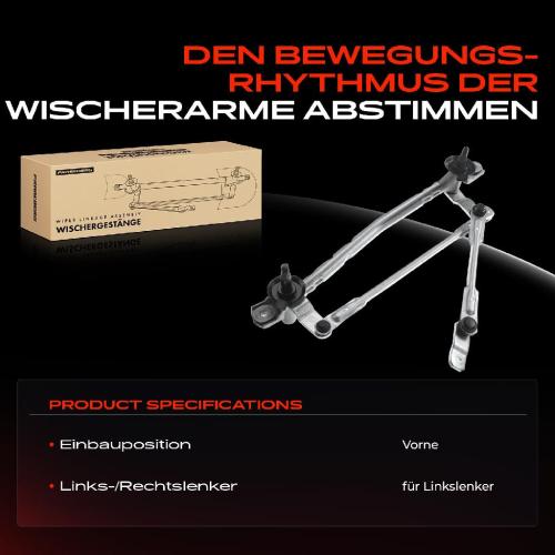 Frankberg 1x Wischergestänge Vorne für KIA Cee'D JD Sportswagon 2012-2018 Bild Frankberg 1x Wischergestänge Vorne für KIA Cee'D JD Sportswagon 2012-2018