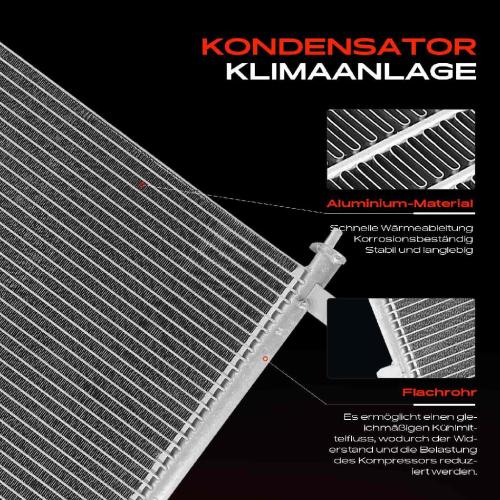 Frankberg 1x Kondensator Klimaanlage für Nissan Micra IV K13 1.2L 2010-2016 Bild Frankberg 1x Kondensator Klimaanlage für Nissan Micra IV K13 1.2L 2010-2016