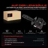 1x Kombischalter Lenkstockschalter für Renault Kangoo KC0/1 FC0/1 Kasten MPV 1998-2003