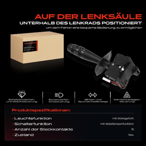1x Kombischalter Lenkstockschalter für Renault Kangoo KC0/1 FC0/1 Kasten MPV 1998-2003 Bild 1x Kombischalter Lenkstockschalter für Renault Kangoo KC0/1 FC0/1 Kasten MPV 1998-2003