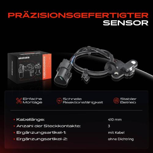 1x Kurbelwellensensor Impulsgeber für Mitsubishi Eclipse II D3A 1995-1999 Bild 1x Kurbelwellensensor Impulsgeber für Mitsubishi Eclipse II D3A 1995-1999