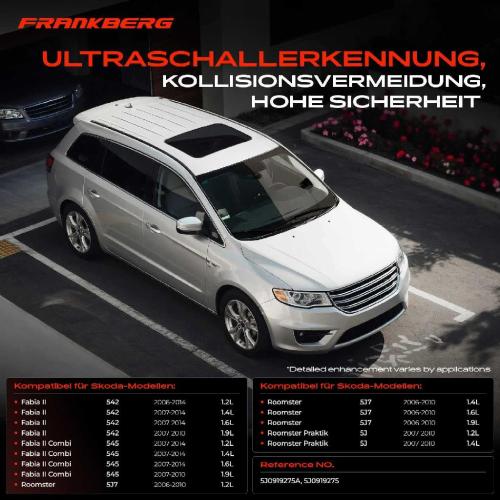 4x Parksensor PDC Sensor Hinten für Skoda Fabia II 542 545 Roomster 5J 1.2L-1.9L 2006-2015 Bild 4x Parksensor PDC Sensor Hinten für Skoda Fabia II 542 545 Roomster 5J 1.2L-1.9L 2006-2015
