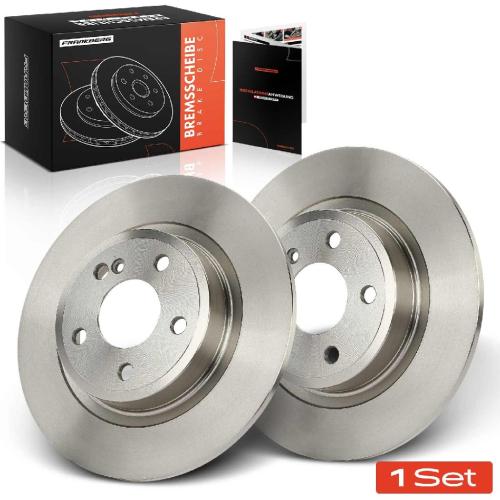 2x Bremsscheiben Hinterachse für Mercedes-Benz SLC SLK R172 1.6L-3.5L Bj ab 2011 Bild 2x Bremsscheiben Hinterachse für Mercedes-Benz SLC SLK R172 1.6L-3.5L Bj ab 2011