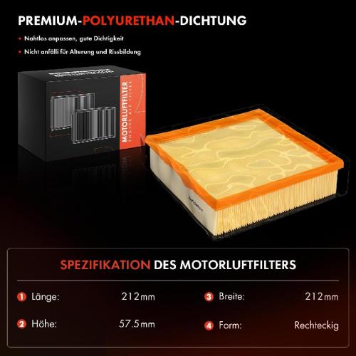 2x Luftfilter Filtereinsatz für VW Polo Transporter Audi 100 200 Seat Volvo Bild 2x Luftfilter Filtereinsatz für VW Polo Transporter Audi 100 200 Seat Volvo