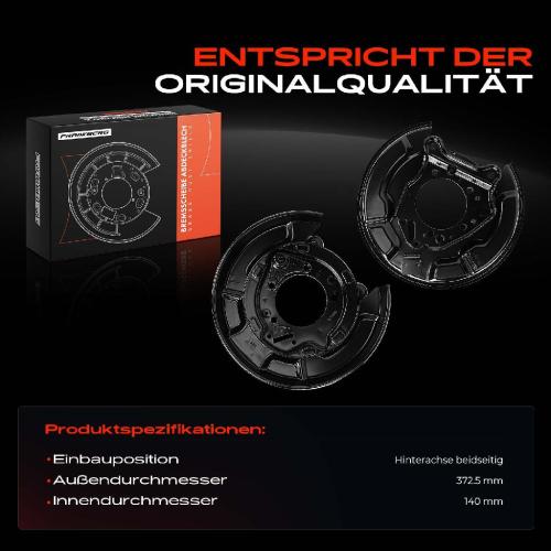 2x Ankerblech Bremsscheibe Hinterachse Beidseitig für Lexus LX UZJ100 Toyota Land Cruiser Bild 2x Ankerblech Bremsscheibe Hinterachse Beidseitig für Lexus LX UZJ100 Toyota Land Cruiser