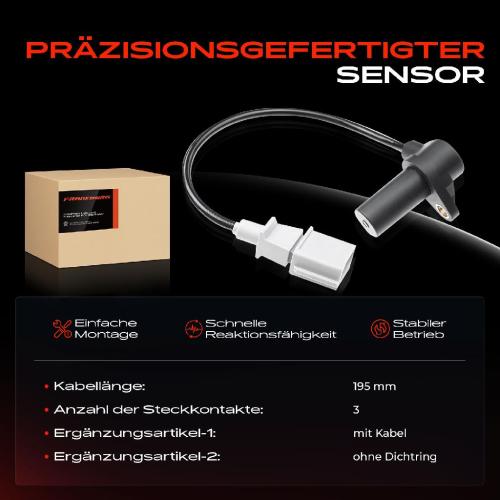 1x Kurbelwellensensor Impulsgeber für VW Touareg Audi Q7 Porsche Cayenne 2002-2018 Bild 1x Kurbelwellensensor Impulsgeber für VW Touareg Audi Q7 Porsche Cayenne 2002-2018
