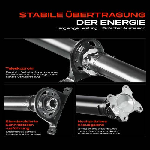 Frankberg 1x Kardanwelle Gelenkwelle Hinterachse für Mercedes-Benz Sprinter 3-T Bus B906 Sprinter 3-T Kasten Bild Frankberg 1x Kardanwelle Gelenkwelle Hinterachse für Mercedes-Benz Sprinter 3-T Bus B906 Sprinter 3-T Kasten