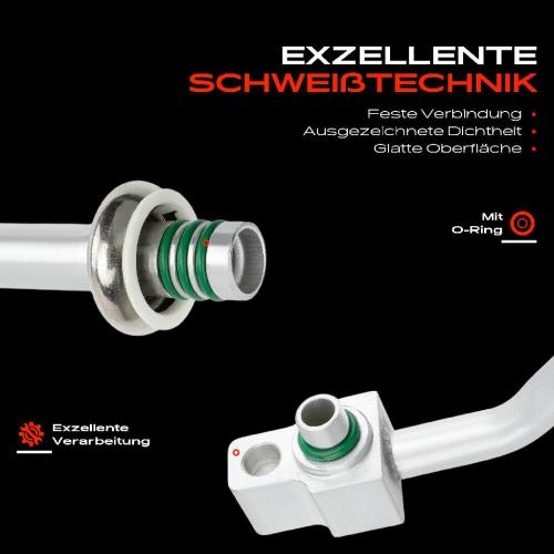 1x Hochdruckleitung Klimaanlage für Ford Mondeo 3 B5Y B4Y BWY 2000-2007 Bild 1x Hochdruckleitung Klimaanlage für Ford Mondeo 3 B5Y B4Y BWY 2000-2007