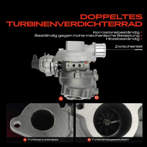 1x Abgasturbolader für Honda CR-V III RE 2.2L 2007-2011 Bild 1x Abgasturbolader für Honda CR-V III RE 2.2L 2007-2011