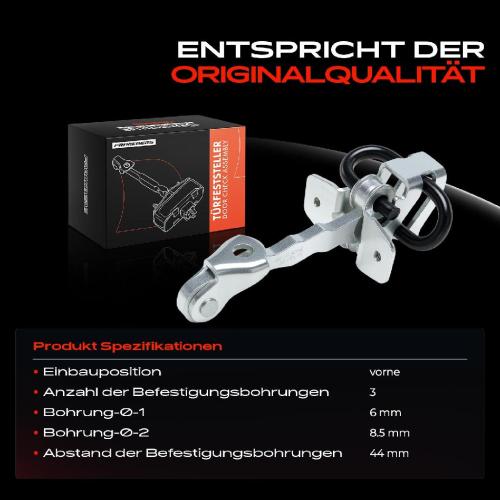 1x Türfeststeller Türfangband Türstopper Vorne für VW Fox Schrägheck 5Z1 5Z3 5Z4 Bild 1x Türfeststeller Türfangband Türstopper Vorne für VW Fox Schrägheck 5Z1 5Z3 5Z4