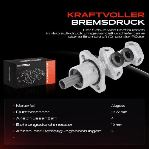 1x Hauptbremszylinder Bremszylinder für Renault Kangoo Nissan Kubistar 1.1L-2.0L Bild 1x Hauptbremszylinder Bremszylinder für Renault Kangoo Nissan Kubistar 1.1L-2.0L