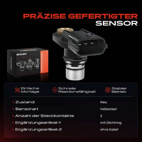 1x Nockenwellenposition Sensor für Cadillac CTS SRX STS Opel Vectra C Signum 9-3 Cabriolet Bild 1x Nockenwellenposition Sensor für Cadillac CTS SRX STS Opel Vectra C Signum 9-3 Cabriolet