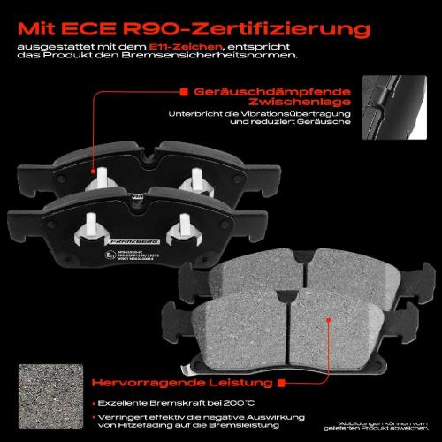 4x Bremsbeläge Vorderachse für Dodge Durango Jeep Grand Cherokee IV Van 2010-2025 Bild 4x Bremsbeläge Vorderachse für Dodge Durango Jeep Grand Cherokee IV Van 2010-2025