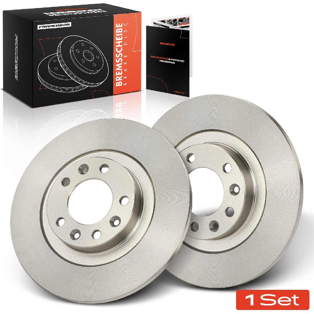 2x Bremsscheiben Hinterachse für Citroën C4 Grand Picasso II Spacetourer C5 Aircross Bj ab 2013