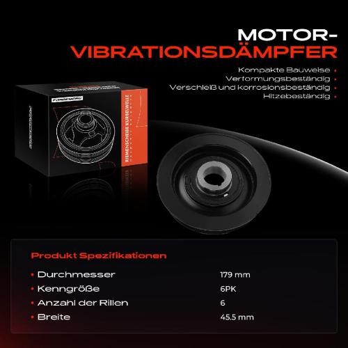 1x Riemenscheibe Kurbelwelle für Opel Astra G CC Omega B Signum Vectra Zafira Saab Bild 1x Riemenscheibe Kurbelwelle für Opel Astra G CC Omega B Signum Vectra Zafira Saab