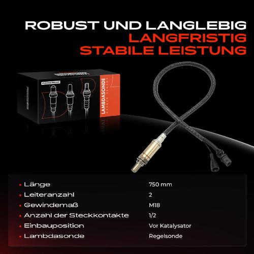 1x Lambdasonde Regelsonde Vor Katalysator für Audi A6 80 100 Cabriolet Volvo 740 745 Saab Ferrari 048906265B Bild 1x Lambdasonde Regelsonde Vor Katalysator für Audi A6 80 100 Cabriolet Volvo 740 745 Saab Ferrari 048906265B