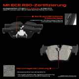 4x Bremsbeläge Hinterachse für BMW F20 F21 F23 F22 F87 F34 F30 F80 F31 F33 F83 F32 F82 F36