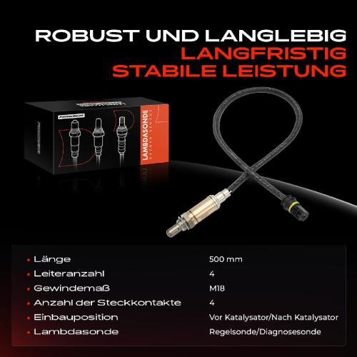 Frankberg 1x Lambdasonde Regelsonde/Diagnosesonde Vor/Nach Katalysator für Mercedes-Benz W210 S210 Sprinter Bild Frankberg 1x Lambdasonde Regelsonde/Diagnosesonde Vor/Nach Katalysator für Mercedes-Benz W210 S210 Sprinter