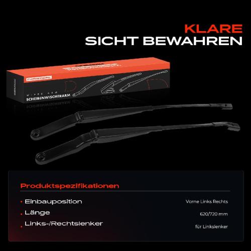 2x Wischerarm Scheibenwischer Vorne für Audi Q5 Sportback FYB FYG FYT 2.0L 3.0L Bild 2x Wischerarm Scheibenwischer Vorne für Audi Q5 Sportback FYB FYG FYT 2.0L 3.0L
