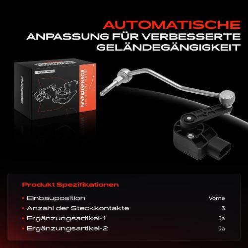 1x Höhensensor Niveauregulierung Vorne Links für Bentley Continental Flying Spur 3W Bild 1x Höhensensor Niveauregulierung Vorne Links für Bentley Continental Flying Spur 3W