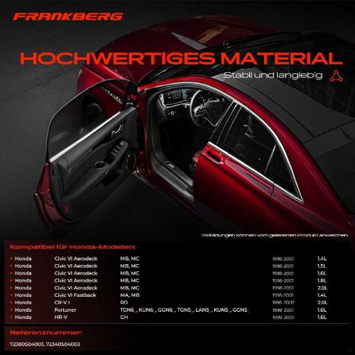 1x Türfeststeller Türfangband Türstopper Vorne für Honda Civic VI Aerodeck Fastback CR-V I Bild 1x Türfeststeller Türfangband Türstopper Vorne für Honda Civic VI Aerodeck Fastback CR-V I