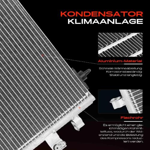 Frankberg 1x Kondensator Klimaanlage für Peugeot 406 Break 607 Citroën Xsara Bild Frankberg 1x Kondensator Klimaanlage für Peugeot 406 Break 607 Citroën Xsara