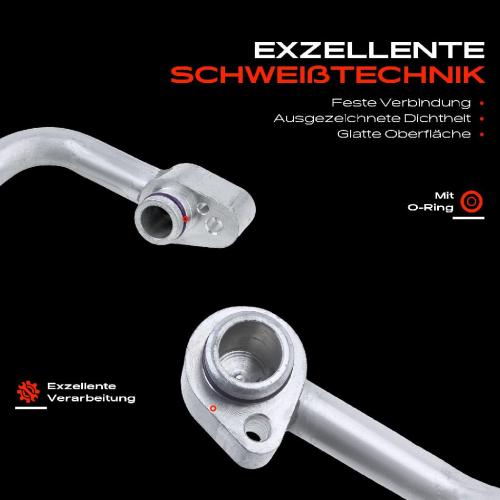 1x Niederdruckleitung Klimaanlage für Audi A6 4F2 A6 Allroad 4FH A6 Avant 4F5 Bild 1x Niederdruckleitung Klimaanlage für Audi A6 4F2 A6 Allroad 4FH A6 Avant 4F5