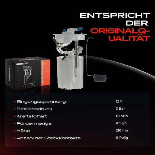 Frankberg 1x Kraftstoffpumpe für Ford C-Max II DXA/CB7 DXA/CEU Focus III StufenheckTurnier Grand C-Max Bild Frankberg 1x Kraftstoffpumpe für Ford C-Max II DXA/CB7 DXA/CEU Focus III StufenheckTurnier Grand C-Max