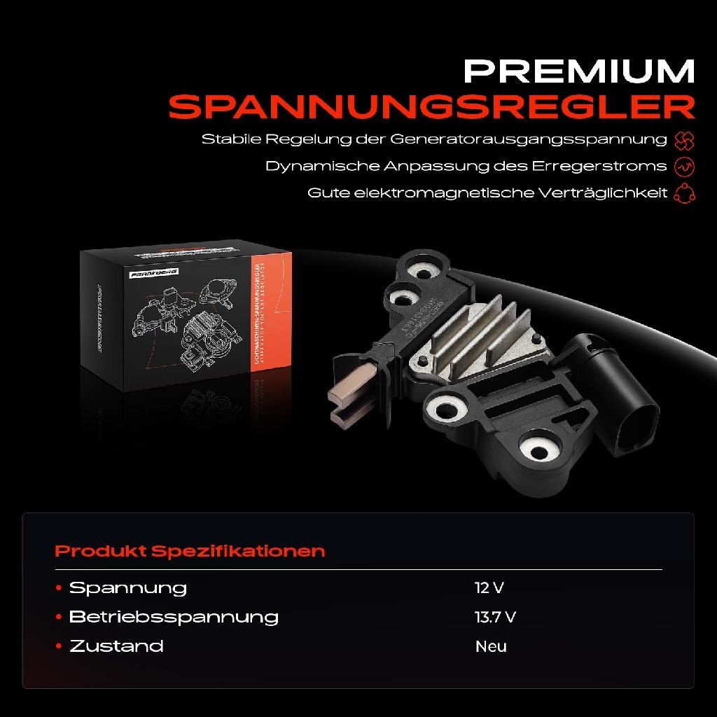 1x Lichtmaschinenregler Generatorregler für Ford Mondeo Galaxy S-Max Volvo S40 S60