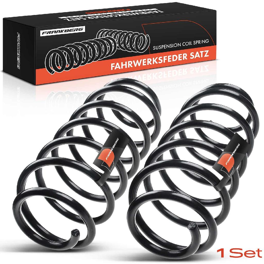 Frankberg 2x Fahrwerksfeder Vorderachse für Audi 80 893 894 1.4L 1.6L 1.8L 1.9L 2.0L 2.2L 2.3L 1986-1991