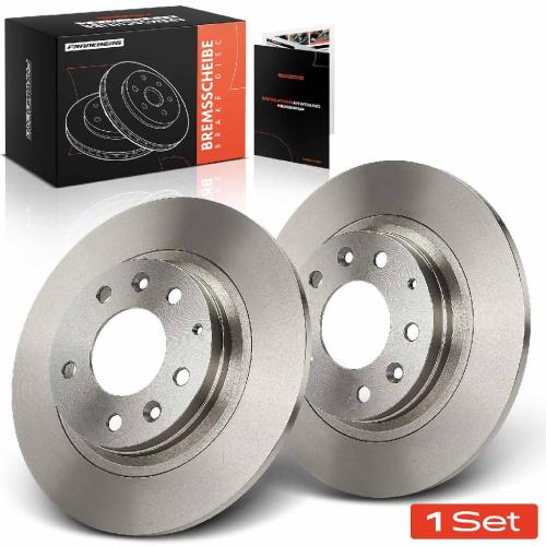 Frankberg 2x Bremsscheiben Hinterachse für Mazda 323 C IV F VI S 6 Hatchback Kombi Station Wagon 1993-2014 Bild Frankberg 2x Bremsscheiben Hinterachse für Mazda 323 C IV F VI S 6 Hatchback Kombi Station Wagon 1993-2014