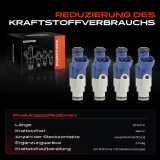4x Einspritzventil Einspritzdüse für VW Golf 4 Multivan V 2.0L