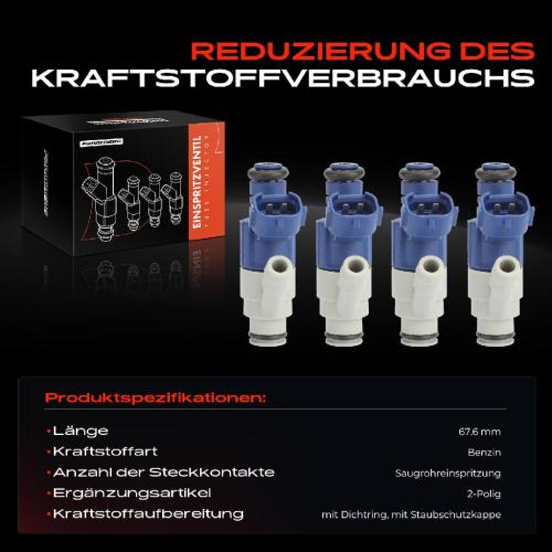 4x Einspritzventil Einspritzdüse für VW Golf 4 Multivan V 2.0L Bild 4x Einspritzventil Einspritzdüse für VW Golf 4 Multivan V 2.0L