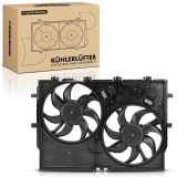 Frankberg 1x Motorkühller Einfachlüfter ohne Kühlerlüfterrahmen Opel Astra H L48 Zafira Family B 1.6L-1.9L