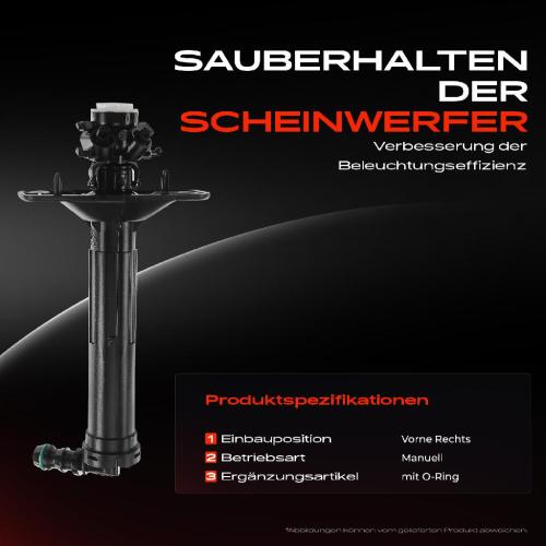 1x Scheinwerferreinigung Waschwasserdüse Vorne Rechts für Audi A6 4G C7 2011-2015 Bild 1x Scheinwerferreinigung Waschwasserdüse Vorne Rechts für Audi A6 4G C7 2011-2015