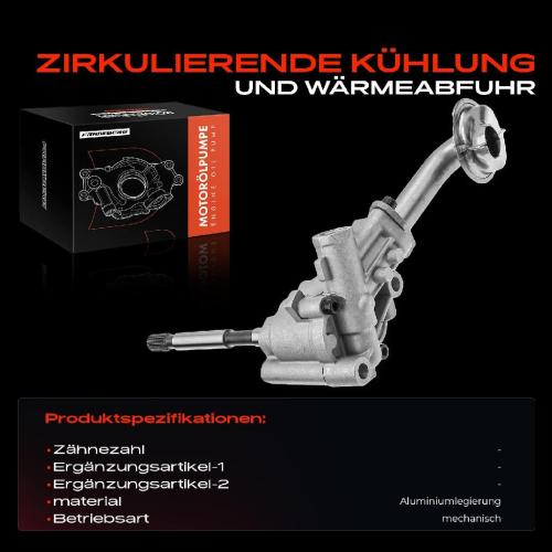 Frankberg 1x Ölpumpe für VW Golf III Passat Seat Cordoba Ibiza II Toledo I Bild Frankberg 1x Ölpumpe für VW Golf III Passat Seat Cordoba Ibiza II Toledo I