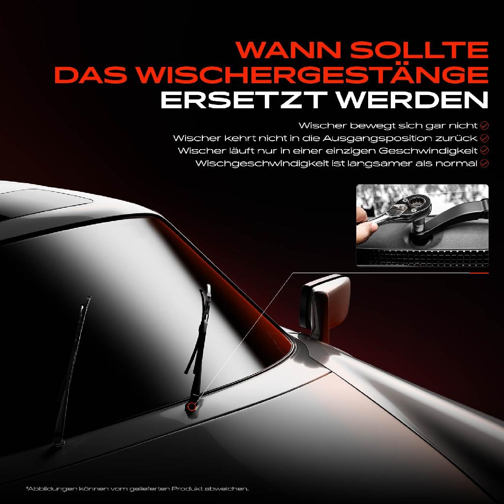 1x Wischergestänge Vorne für VW LT 28-35 II 28-46 II Mercedes-Benz Sprinter 2-T 3-T 4-T