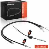 2x Seilzug Feststellbremse Vorderachse beidseitig für Ford Fiesta V Van JD JH Fusion Mazda 2 DY