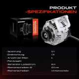 1x Lichtmaschine Generator für Citroën AX Jumper Xantia ZX Peugeot 205 306 Fiat