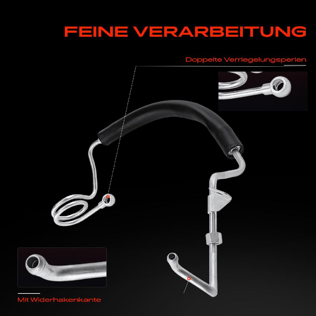 1x Servolenkung Schlauch für VW Passat 3B2 Variant 3B5 Audi A4 8D B5 Avant 2.4L 2.8L