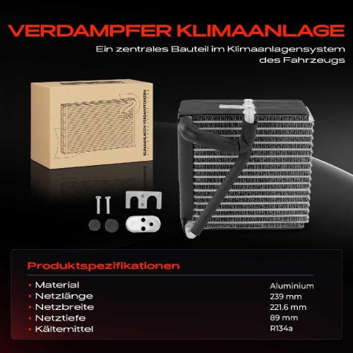 1x Verdampfer Klimaanlage für Mercedes-Benz M-Klasse W163 ML 230 ML 350 1998-2005 Bild 1x Verdampfer Klimaanlage für Mercedes-Benz M-Klasse W163 ML 230 ML 350 1998-2005