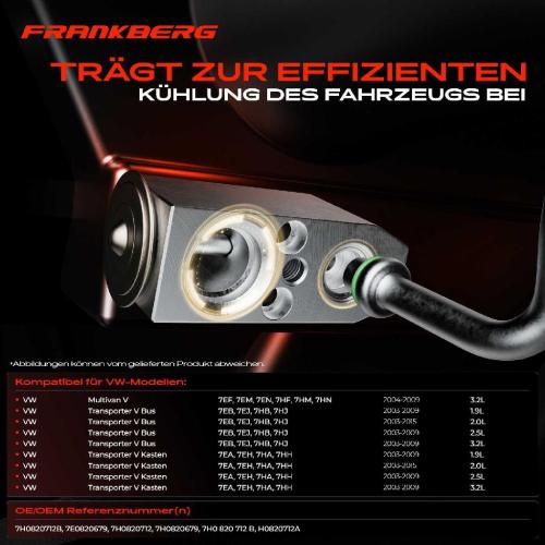 1x Expansionsventil Klimaanlage für VW Multivan T5 7E 7H Transporter T5 Bus Bild 1x Expansionsventil Klimaanlage für VW Multivan T5 7E 7H Transporter T5 Bus