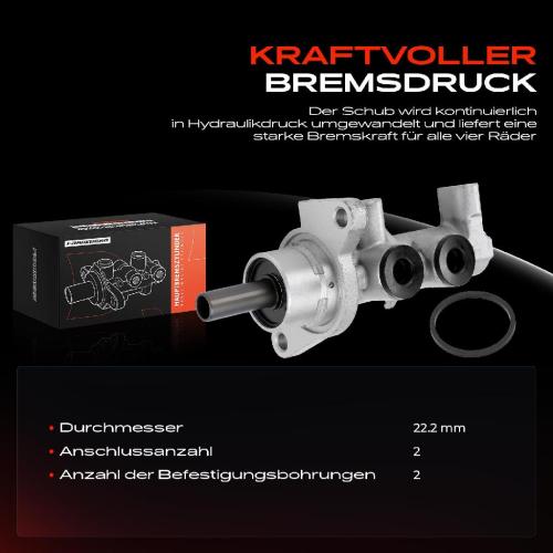 1x Hauptbremszylinder Bremszylinder für Opel Corsa C F08 F68 X01 Combo 2000-2012 Bild 1x Hauptbremszylinder Bremszylinder für Opel Corsa C F08 F68 X01 Combo 2000-2012