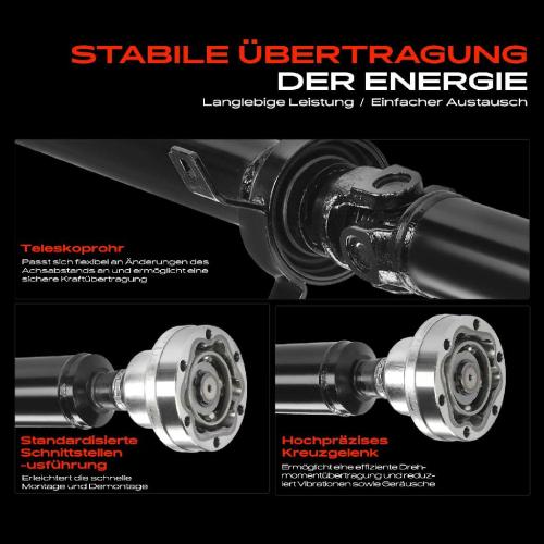 1x Kardanwelle Gelenkwelle Hinterachse für Audi A4 Avant 1.8L 1.9L 2.4L 2.5L 2.6L 2.8L 1995-2001 Bild 1x Kardanwelle Gelenkwelle Hinterachse für Audi A4 Avant 1.8L 1.9L 2.4L 2.5L 2.6L 2.8L 1995-2001