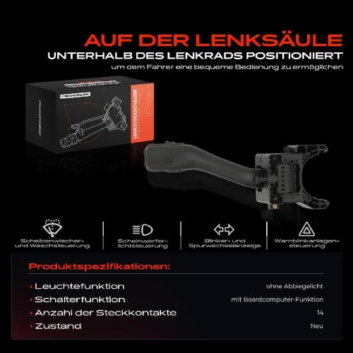1x Kombischalter Lenkstockschalter für VW Passat Audi A6 Skoda Fabia I Octavia I Bild 1x Kombischalter Lenkstockschalter für VW Passat Audi A6 Skoda Fabia I Octavia I