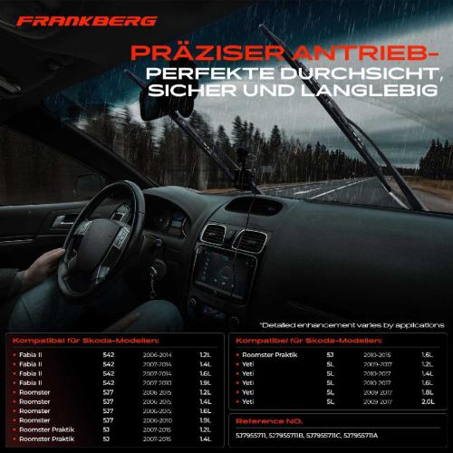 1x Wischermotor Scheibenwischermotor Hinten für Skoda Fabia II 542 Roomster Yeti Bild 1x Wischermotor Scheibenwischermotor Hinten für Skoda Fabia II 542 Roomster Yeti