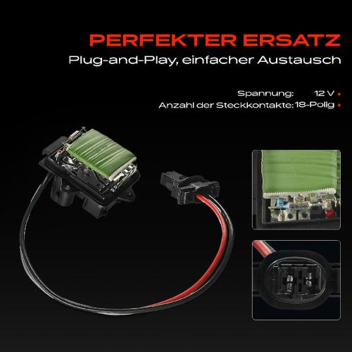 1x Widerstand Vorwiderstand Gebläsemotor für Renault Megane Scénic I JA0/1 1998-2003 Bild 1x Widerstand Vorwiderstand Gebläsemotor für Renault Megane Scénic I JA0/1 1998-2003
