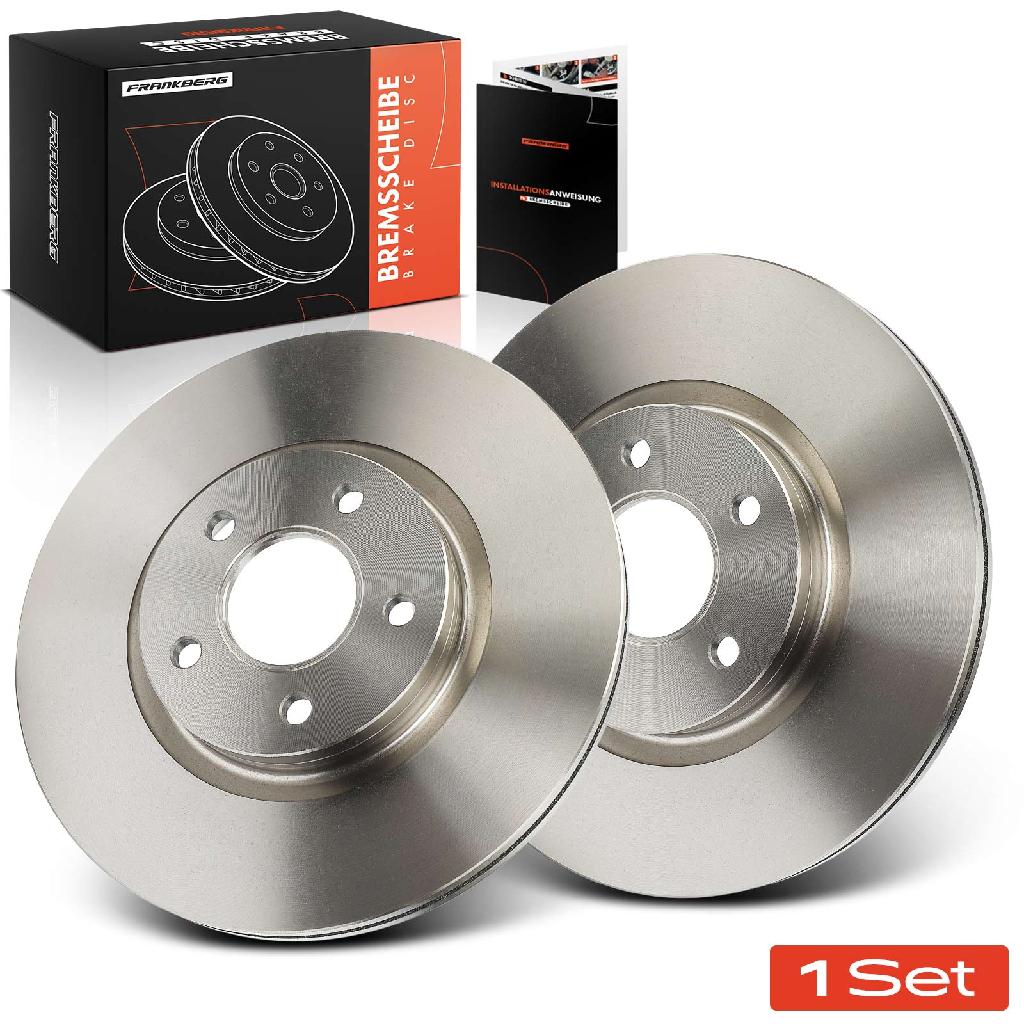 Frankberg 2x Bremsscheiben Vorderachse für Ford C-Max II Focus Cabriolet Stufenheck Bj ab 2003